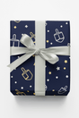 Dreidel Dots - London Penny Gift Wrap