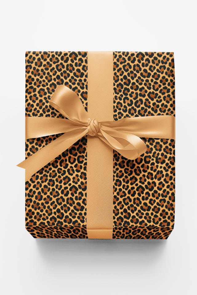 Leopard Luxe - London Penny Gift Wrap