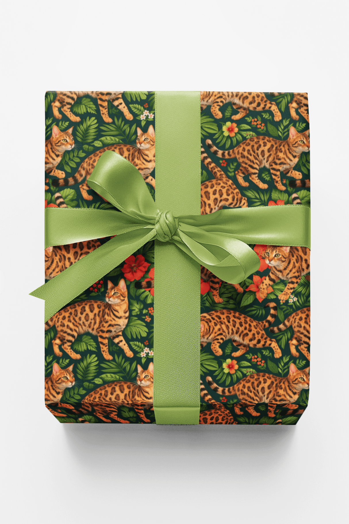 Bold Bengal Spots - London Penny Gift Wrap