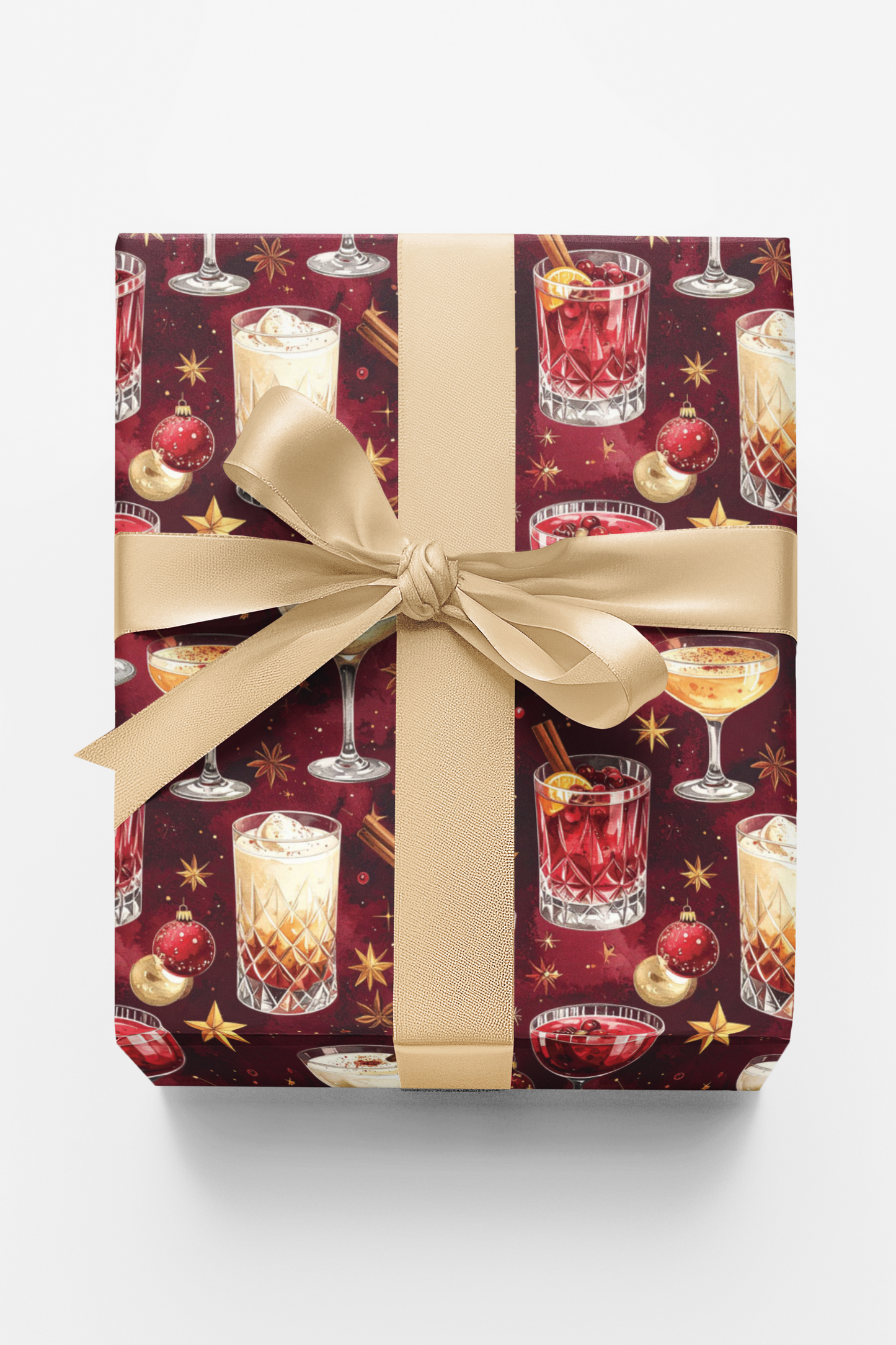 LIMITED TIME | Christmas Cocktail Lounge Wrapping Paper
