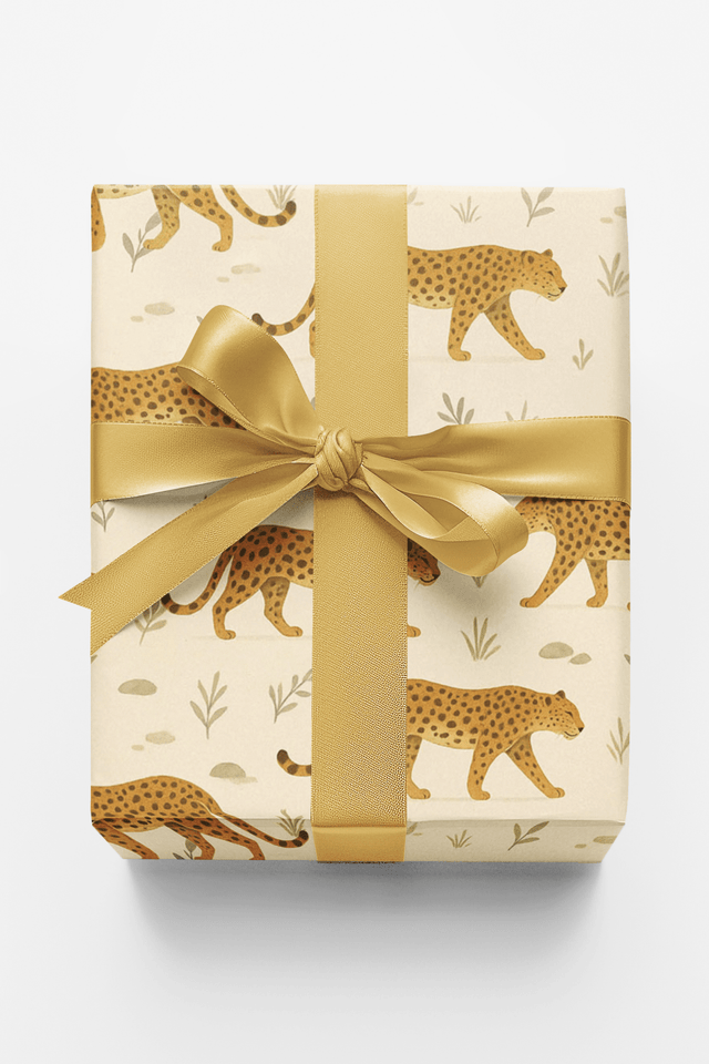 Safari Stroll: Leopard - London Penny Gift Wrap