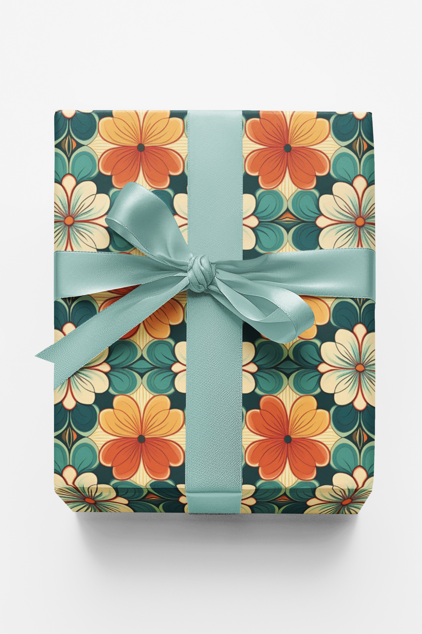 Retro Floral Grid