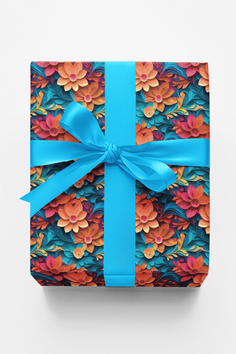 Fiesta Petals - London Penny Gift Wrap
