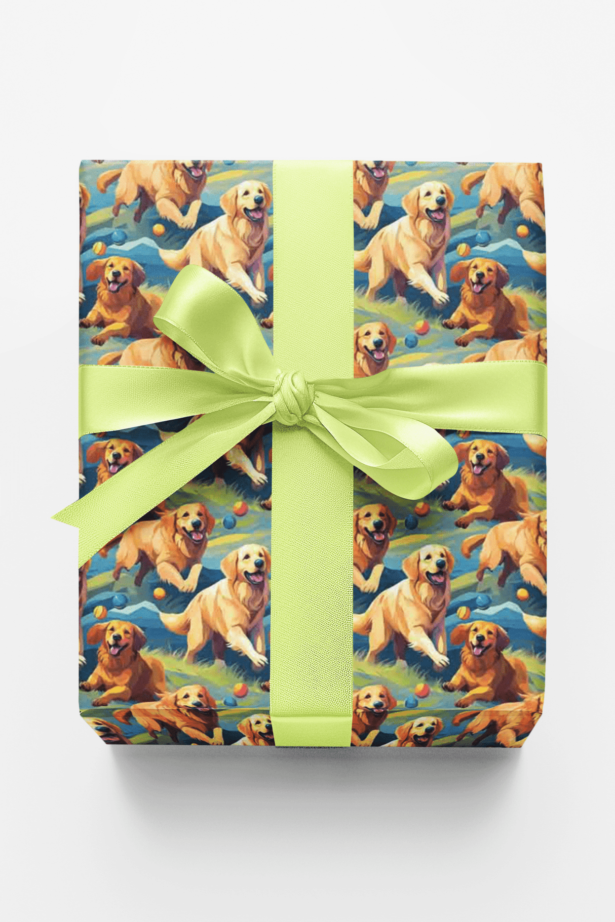 Golden Ball Pursuit - London Penny Gift Wrap