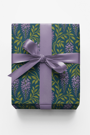 Wisteria Waterfall - London Penny Gift Wrap