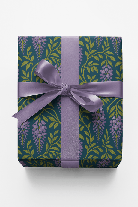 Wisteria Waterfall - London Penny Gift Wrap