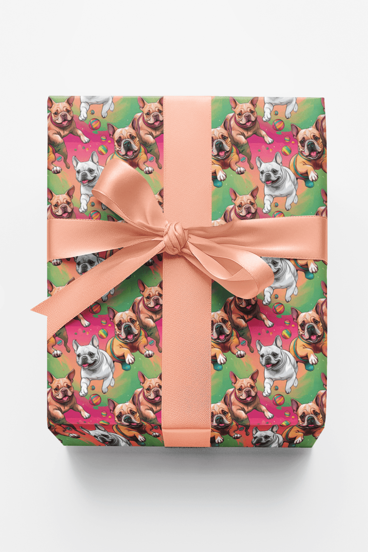 Frenchie Mod Whirl - London Penny Gift Wrap