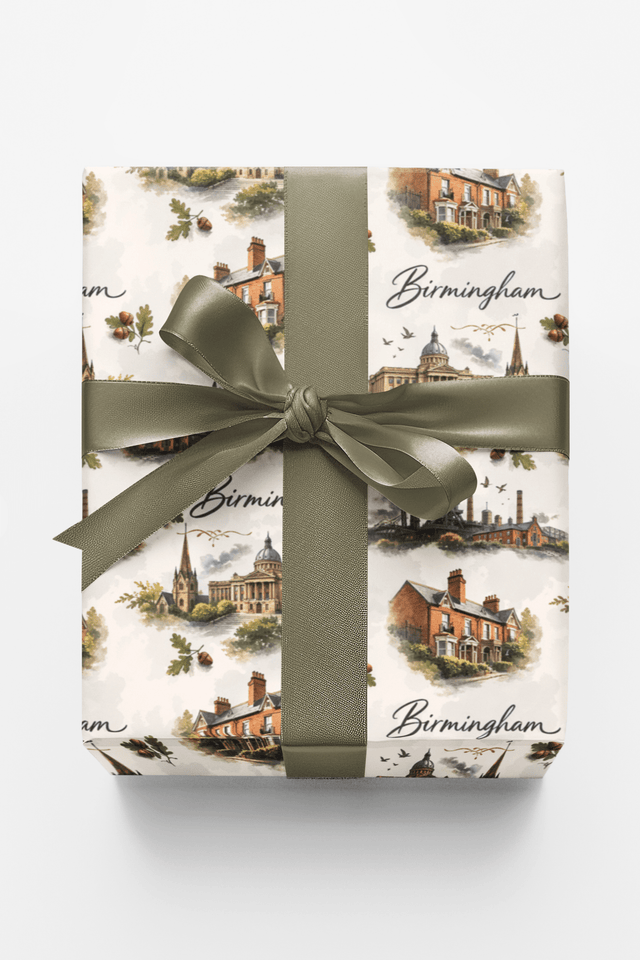 Birmingham Iron & Oak - London Penny Gift Wrap