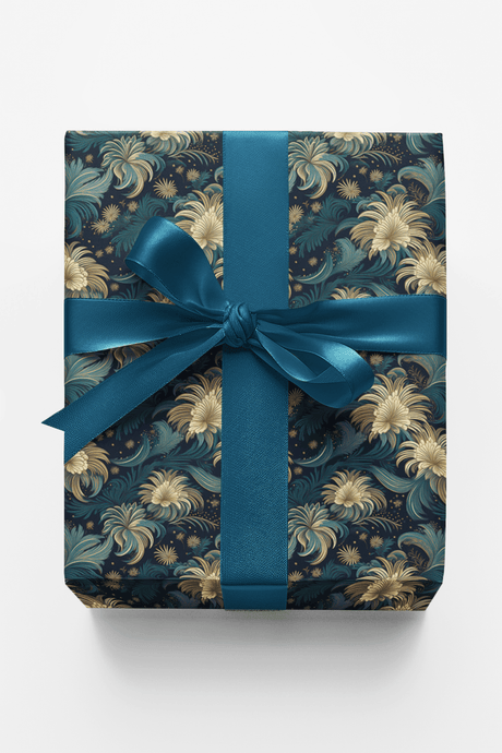 Midnight Botanica - London Penny Gift Wrap