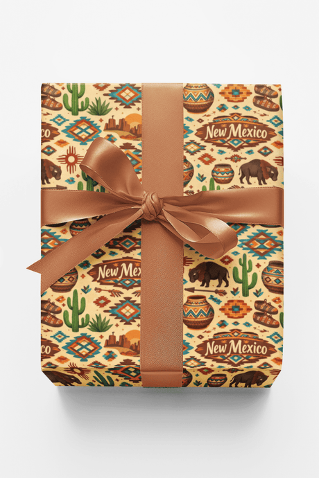 New Mexico Santa Fe Earth - London Penny Gift Wrap