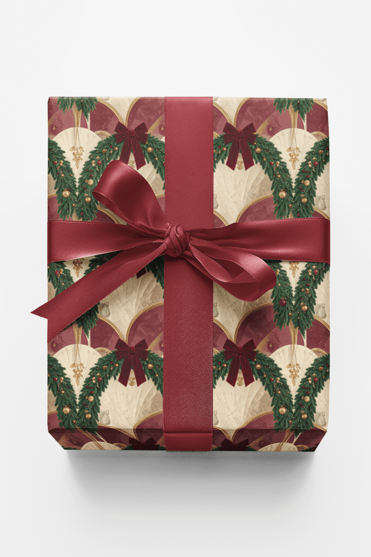 LIMITED TIME | Emerald Palace Garland Wrapping Paper - London Penny Gift Wrap