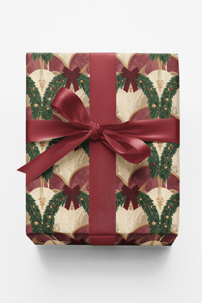 LIMITED TIME | Emerald Palace Garland Wrapping Paper - London Penny Gift Wrap