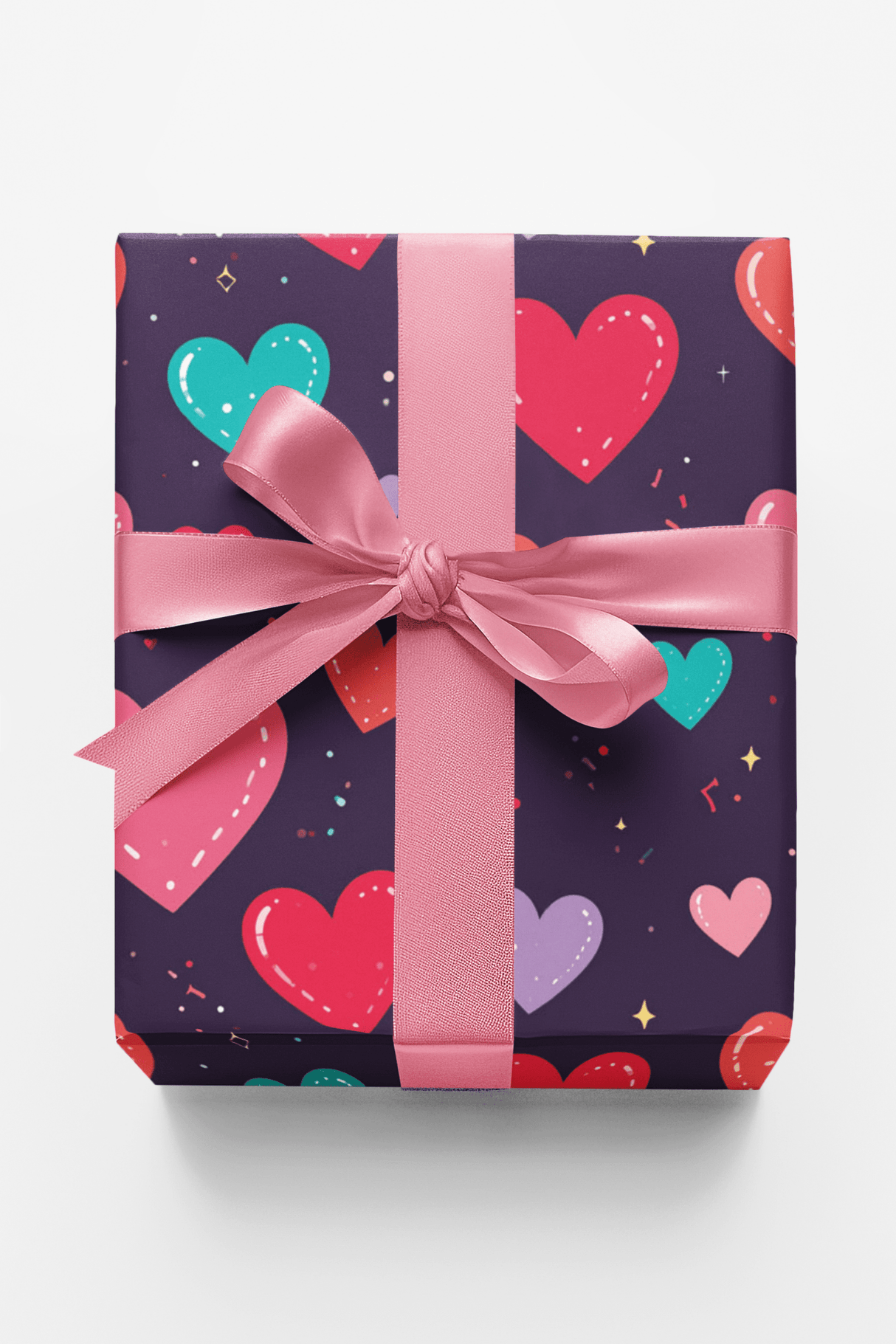 Heart Burst Celebration Wrapping Paper - London Penny Gift Wrap