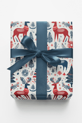 Nordic Reindeer - London Penny Gift Wrap