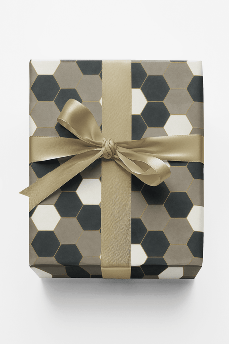 Gilded Geometry - London Penny Gift Wrap