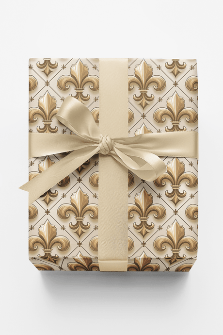 Monogram Trellis - London Penny Gift Wrap
