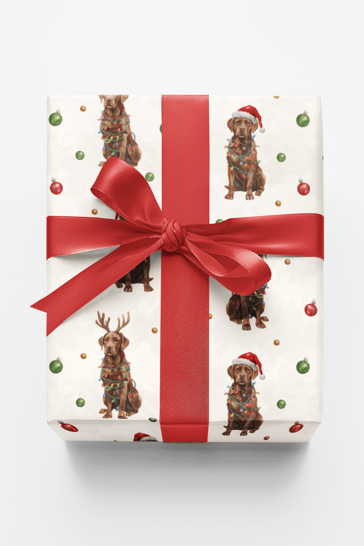 Yuletide Labrador Cheer - London Penny Gift Wrap