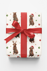 Yuletide Labrador Cheer - London Penny Gift Wrap