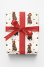 Yuletide Labrador Cheer - London Penny Gift Wrap