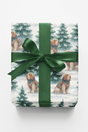 Snowy Snuggles - London Penny Gift Wrap