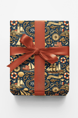 Rhode Island Nautical Charm - London Penny Gift Wrap