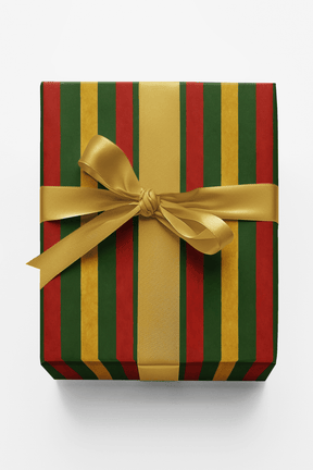 Holiday Heritage Stripe - London Penny Gift Wrap