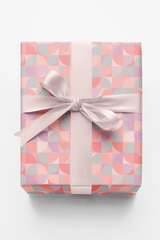 Soft Pastel Cubism - London Penny Gift Wrap