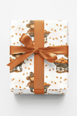 Vintage Scarecrow Art - London Penny Gift Wrap