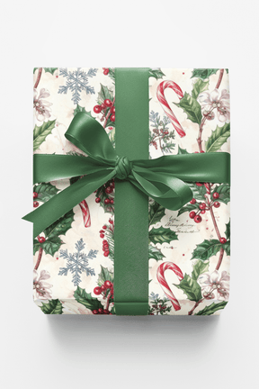 LIMITED TIME | Winter Botanical Society Wrapping Paper - London Penny Gift Wrap