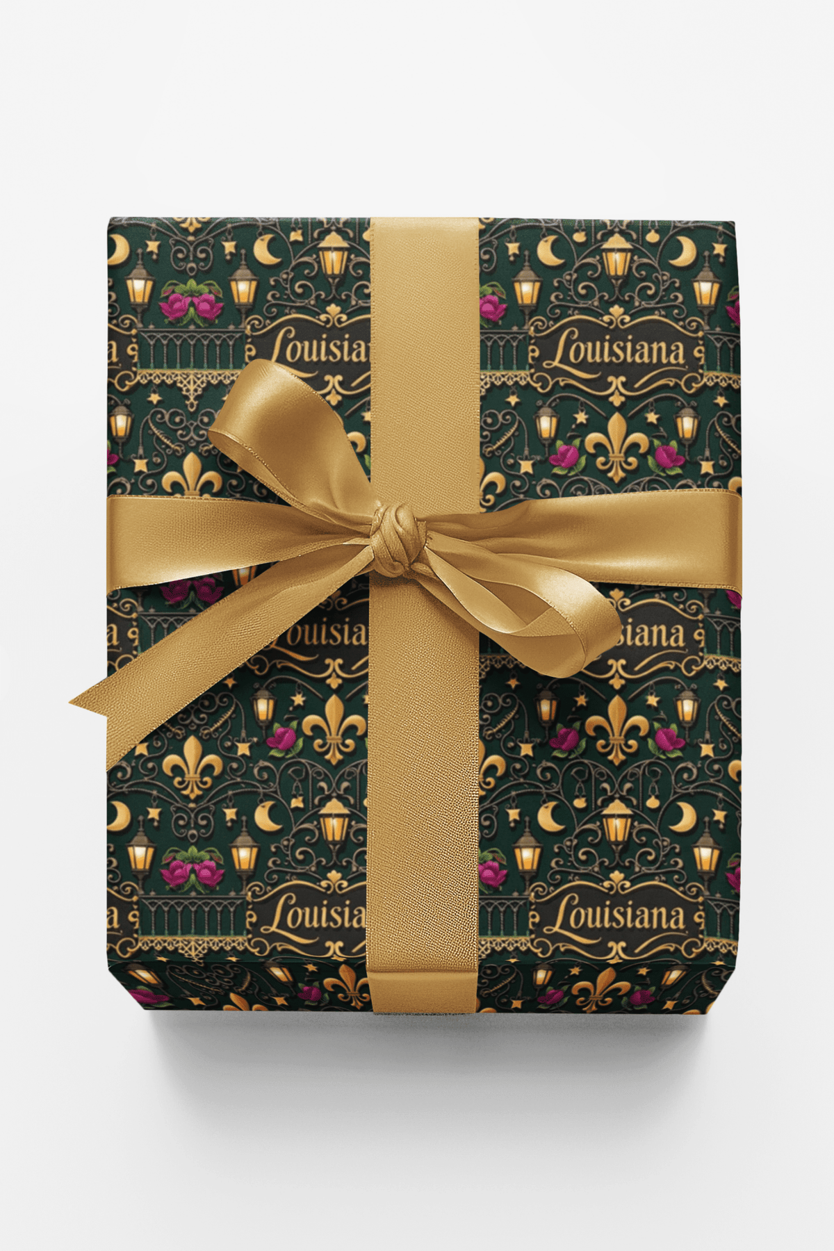 Louisiana French Quarter Flourish - London Penny Gift Wrap