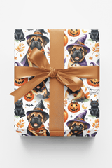 Halloween Protectors (English Mastiff) Wrapping Paper - London Penny Gift Wrap
