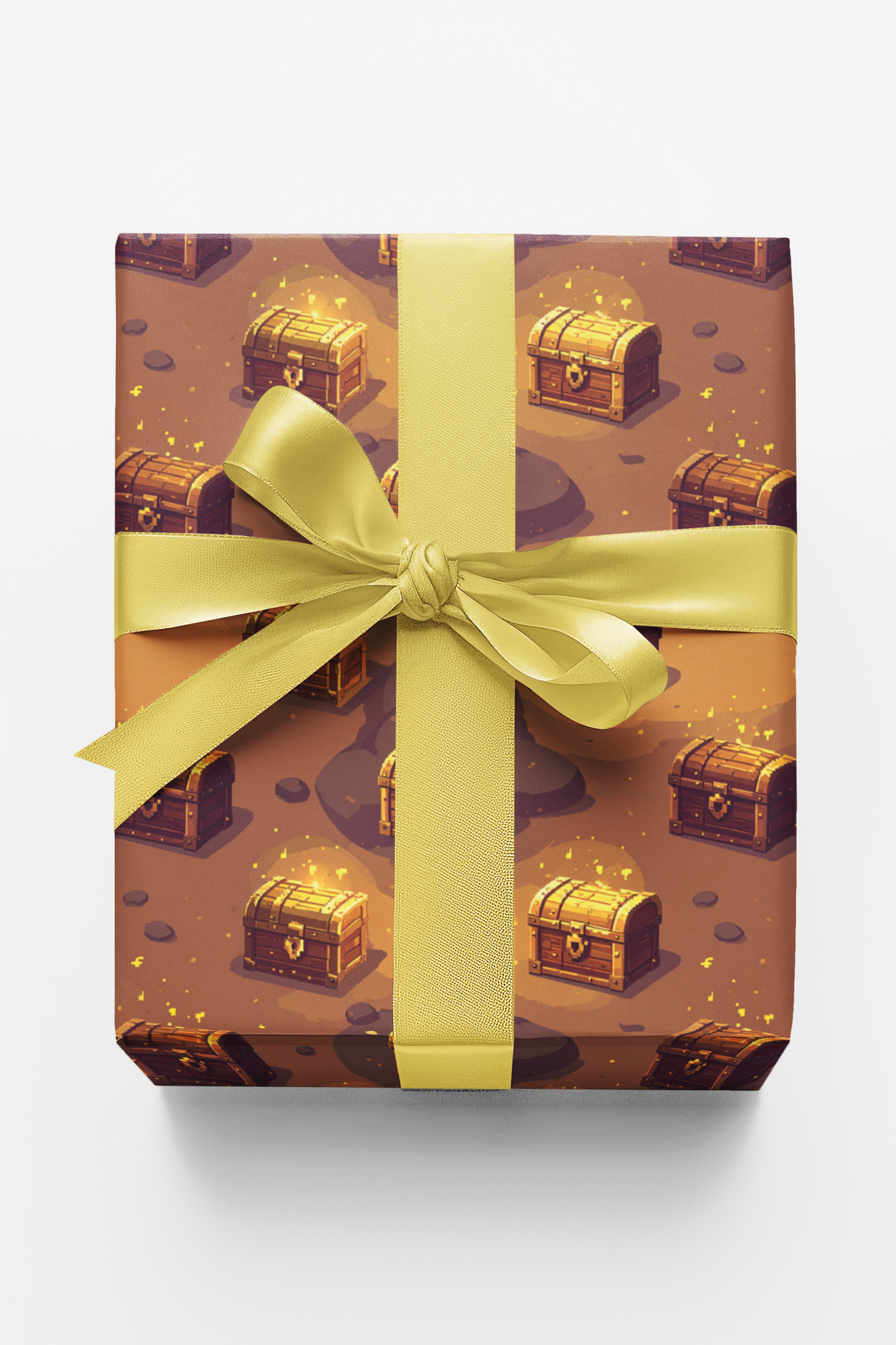 Treasure Chest Loot Loop Wrapping Paper