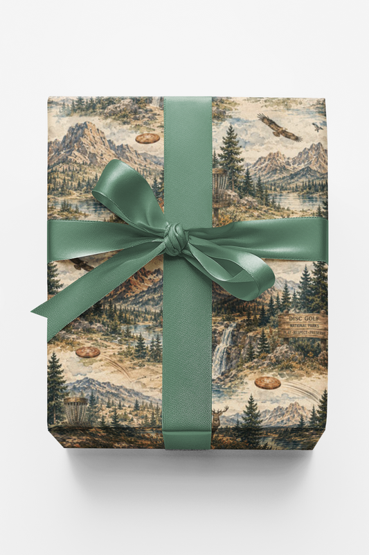 National Park Fairways Wrapping Paper