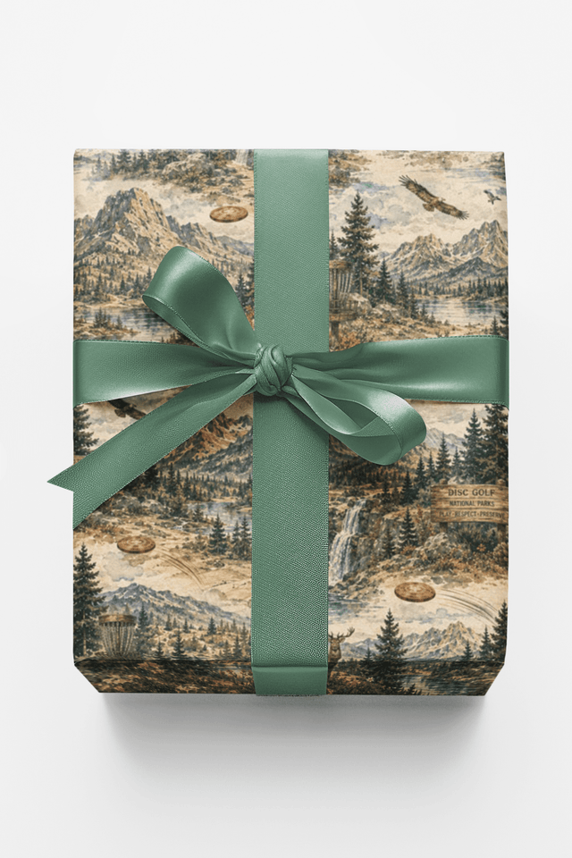 National Park Fairways Wrapping Paper - London Penny Gift Wrap
