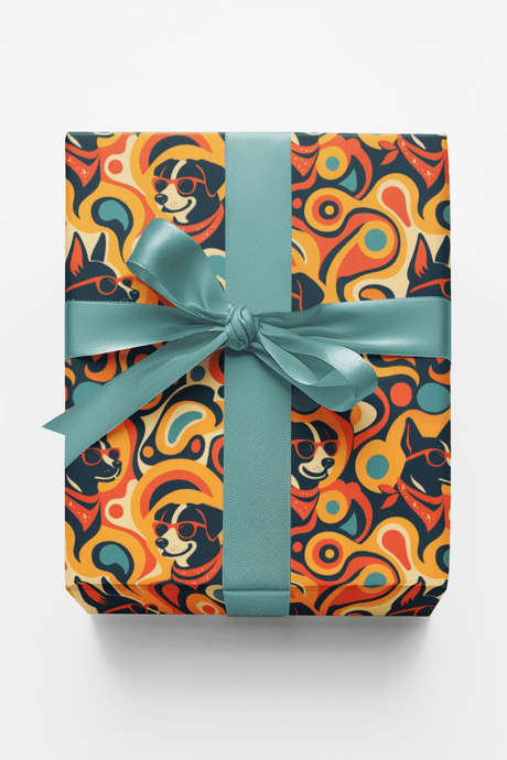 Retro Rover - London Penny Gift Wrap