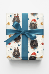 Santa’s Little Spaniel - London Penny Gift Wrap