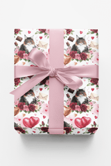 Valentine's Romance (Maine Coon) Wrapping Paper - London Penny Gift Wrap