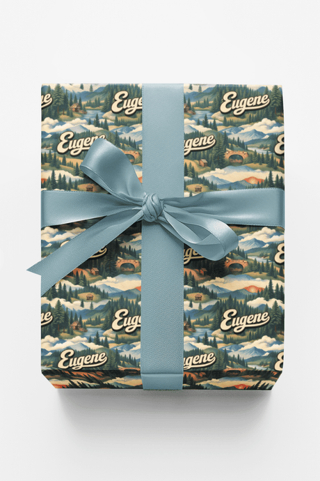 Eugene Track & Timber - London Penny Gift Wrap