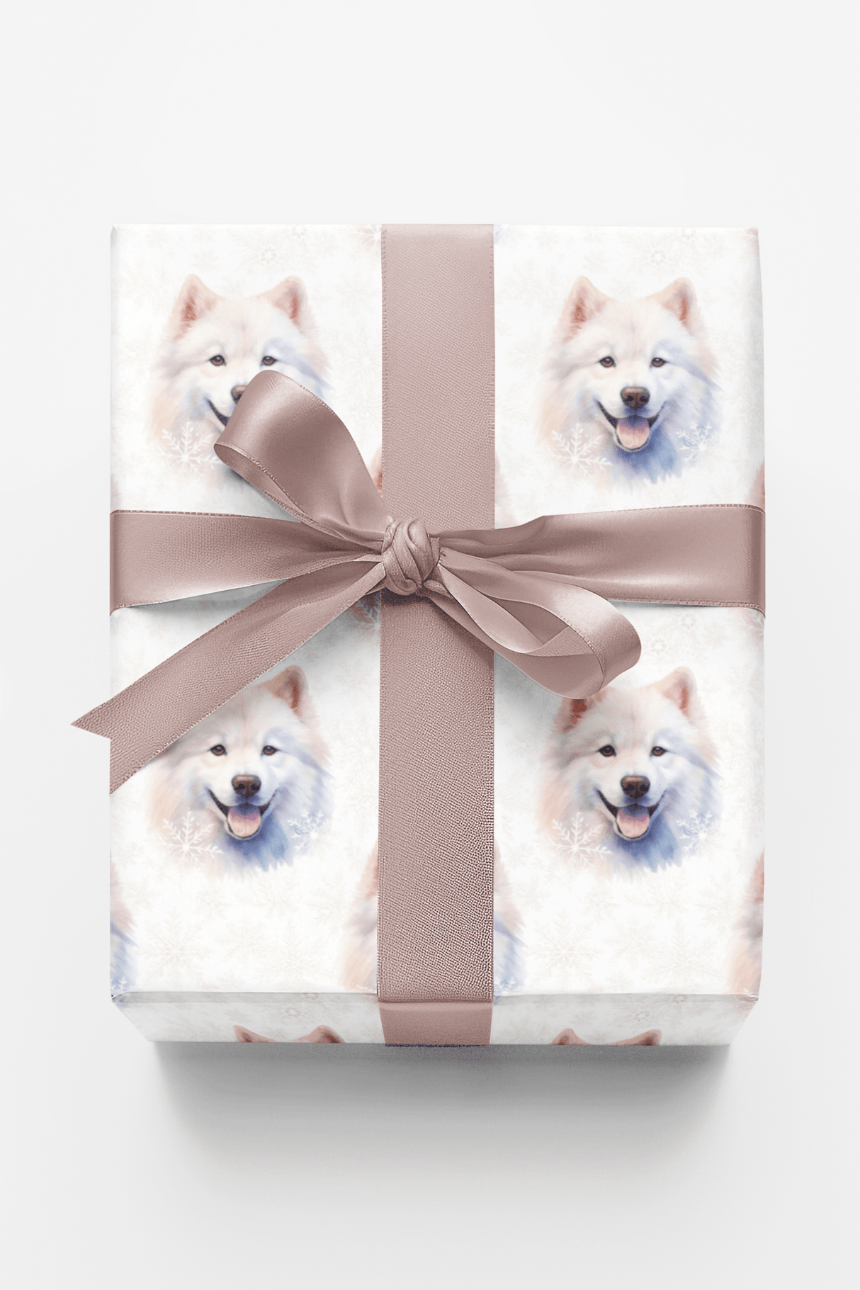 Samoyed Snowfall - London Penny Gift Wrap