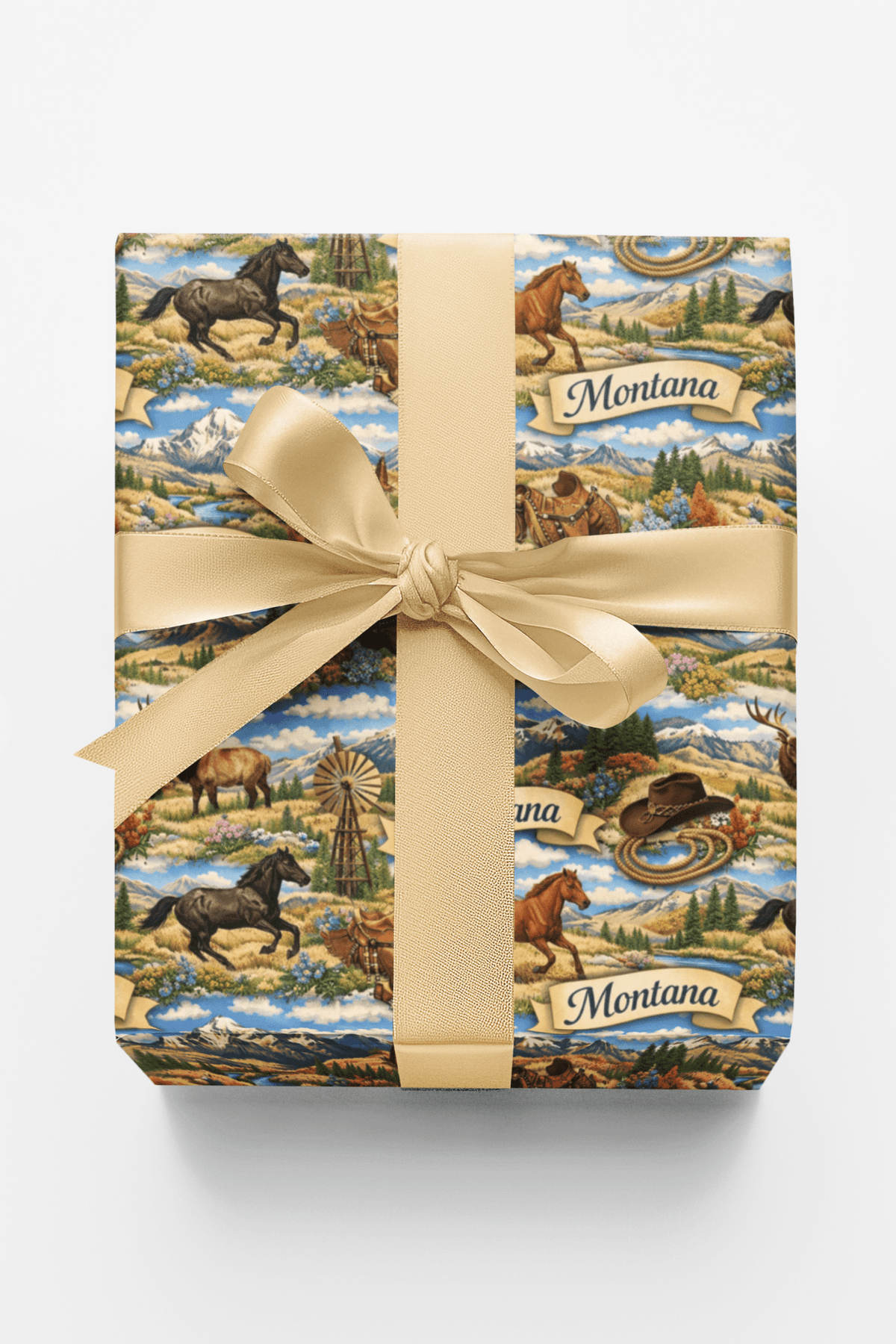 Montana Big Sky West - London Penny Gift Wrap