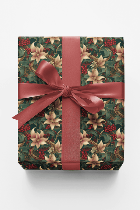 Twining Holly - London Penny Gift Wrap
