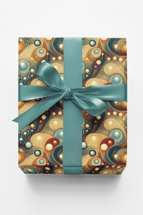 Pin Dot Pearl - London Penny Gift Wrap