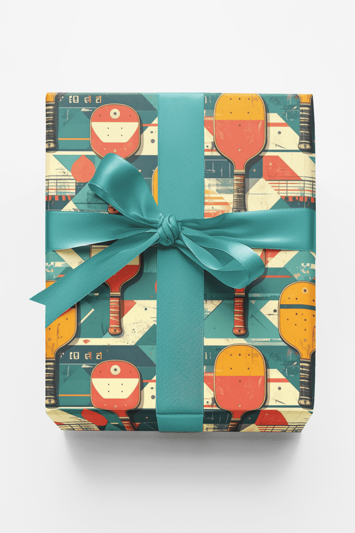 Pickleball Time Machine Wrapping Paper - London Penny Gift Wrap