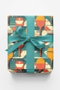 Pickleball Time Machine Wrapping Paper - London Penny Gift Wrap