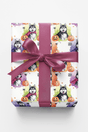 Husky Halloween Parade (Alaskan Husky) Wrapping Paper - London Penny Gift Wrap