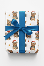 Santa’s Little Yorkie - London Penny Gift Wrap
