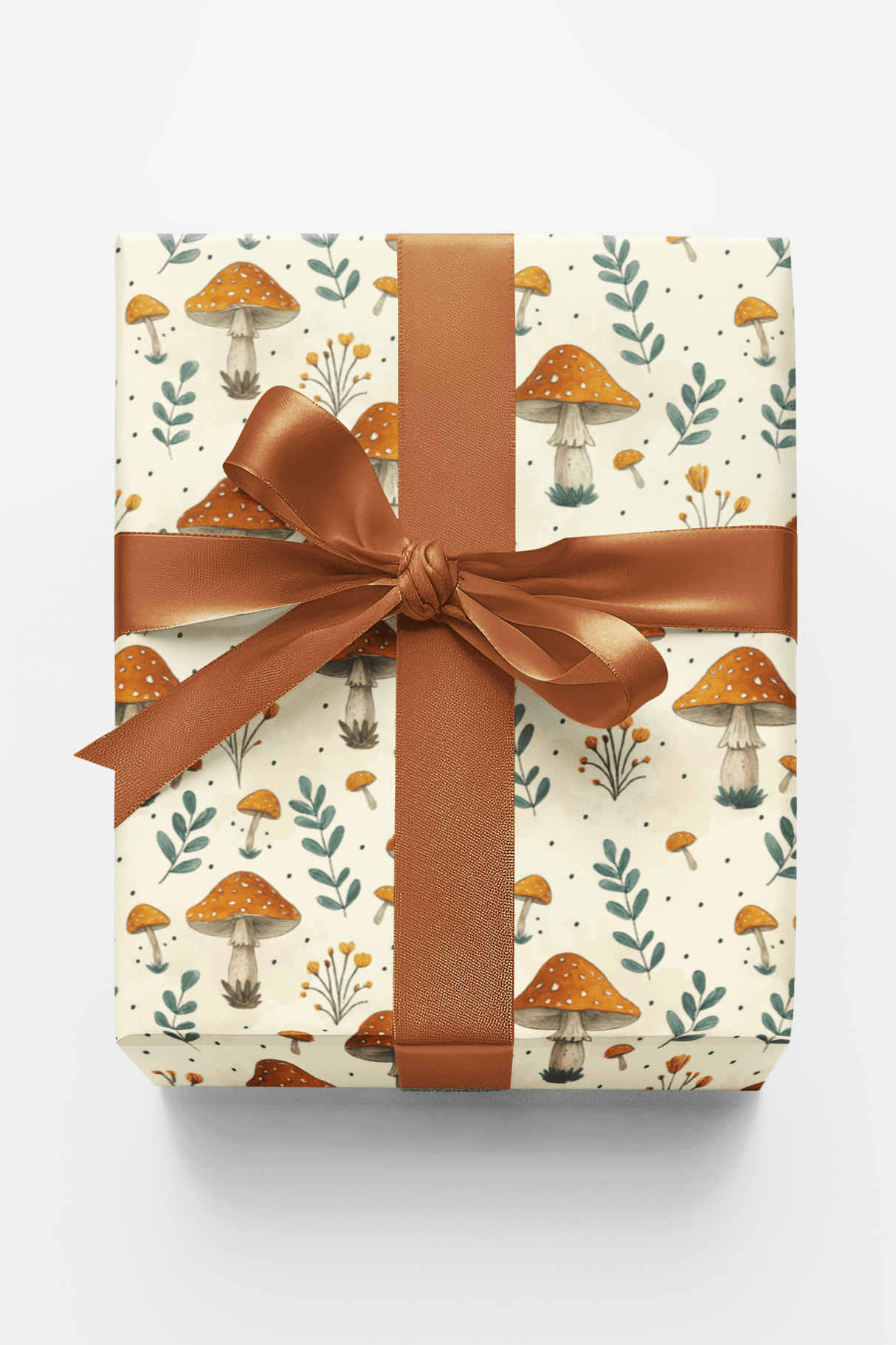 Forest Floor Mushrooms - London Penny Gift Wrap