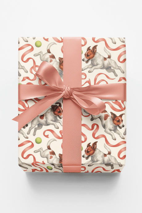 Jack Russell Jamboree - London Penny Gift Wrap