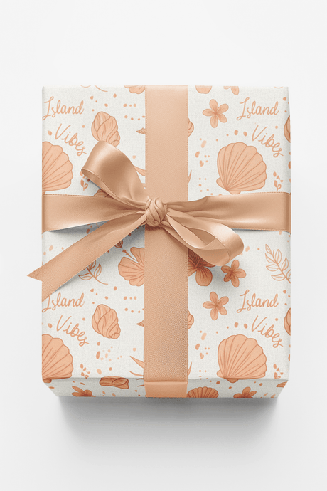 Coastal Shells - London Penny Gift Wrap