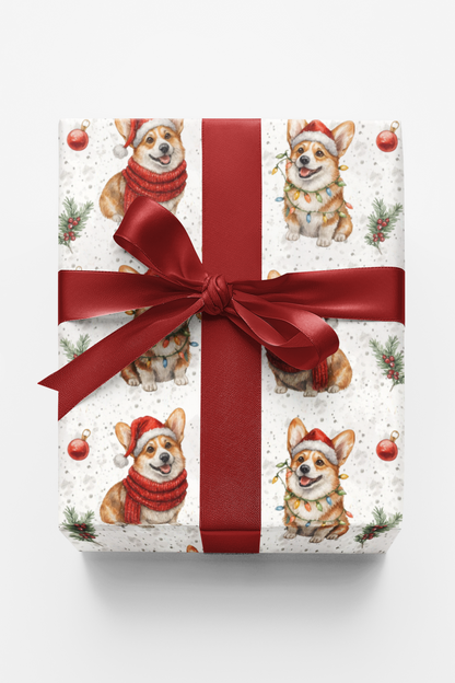 Mistletoe Morning Corgi